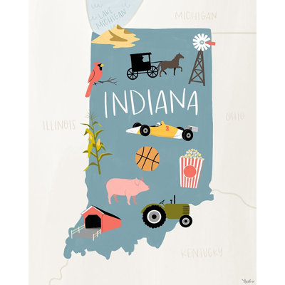 " Indiana Icons " by Gigi Louise