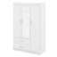 Armoire-penderie à trois portes avec tablettes-129045470