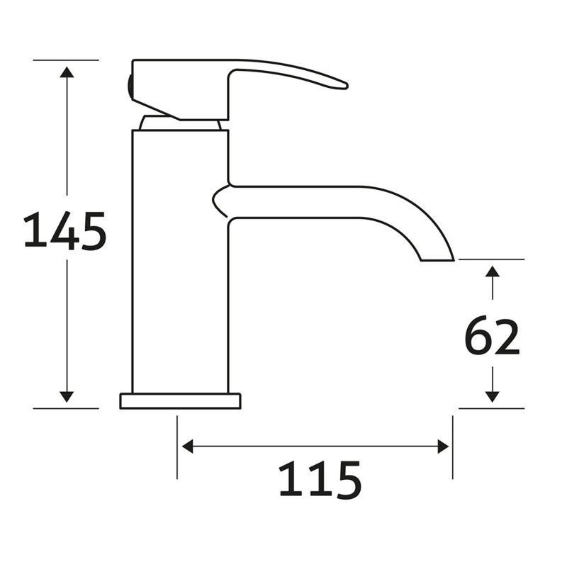 Hollow Mono Basin Mixer