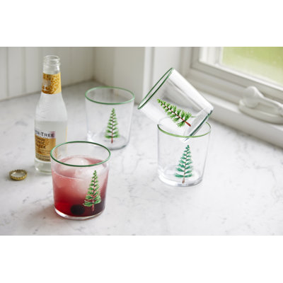 Ensemble de 4 verres à whisky Woodland Trees
