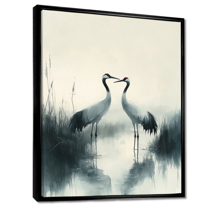 Kucharski - Animals Wall Decor, Black, Floater Framed Print, 20" H x 12" W