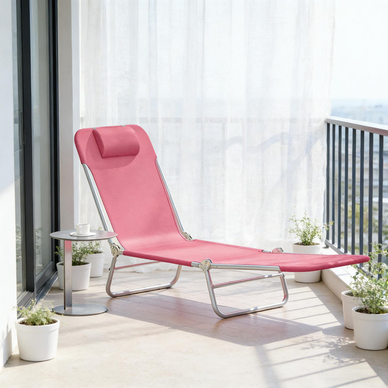 Comfortable Tanning Chair, Pink