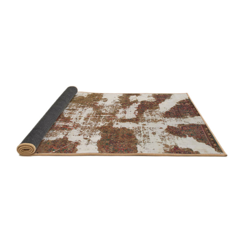 Abstract Indoor Rug, Round 7'