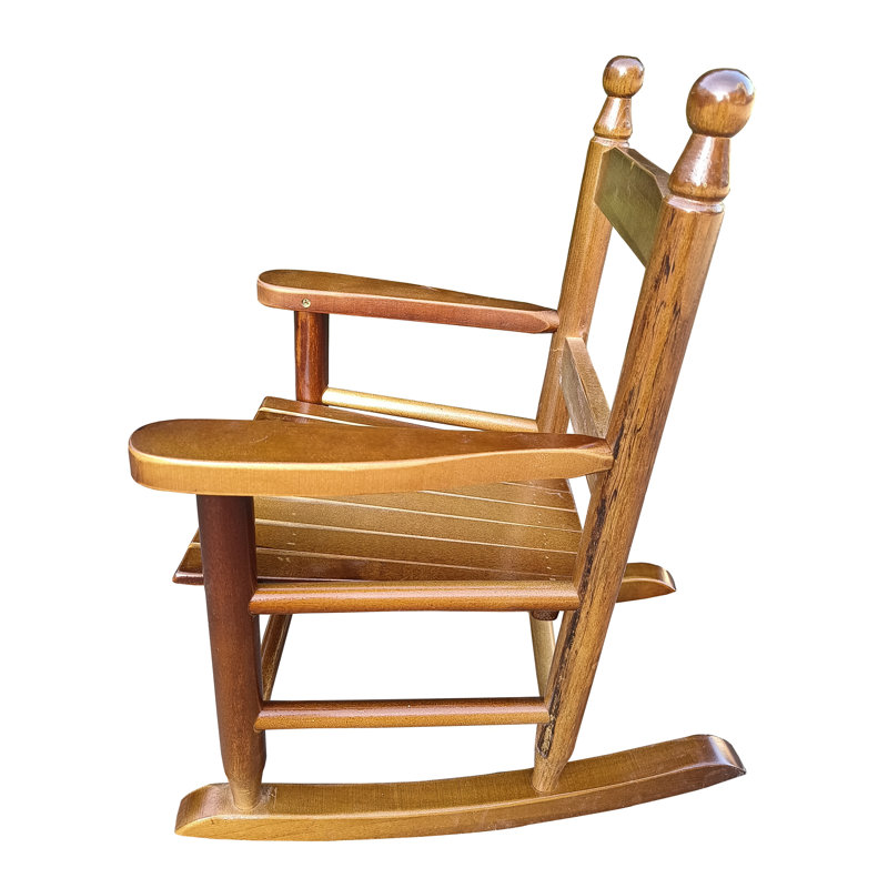 Chaise berçante pour enfants, Chêne