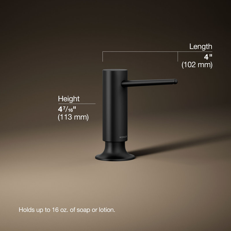 Distributeur de savon rechargeable de conception contemporaine, distributeur de lotion pour salle de bain ou cuisine