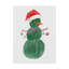 «A Very Cactus Christmas I» par Jenaya Jackson, reproduction sur toile-2014874386