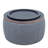Round Storage Ottoman, 2 In 1 Function, Work As End Table And Ottoman, Dark Grey (25.5"X25.5"X14.5")-2020028744