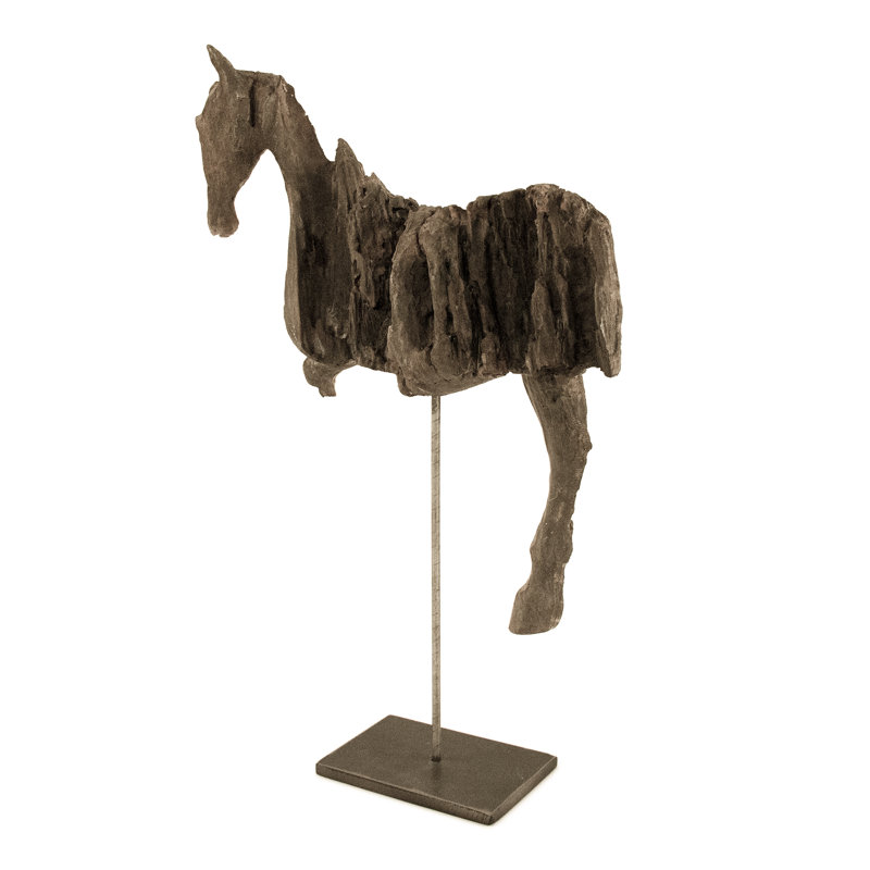 Resin Horse In Stand