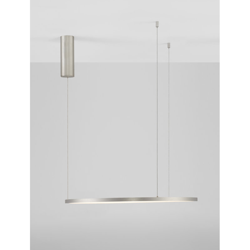 1 - Light Silver LED Unique/Statement Pendant