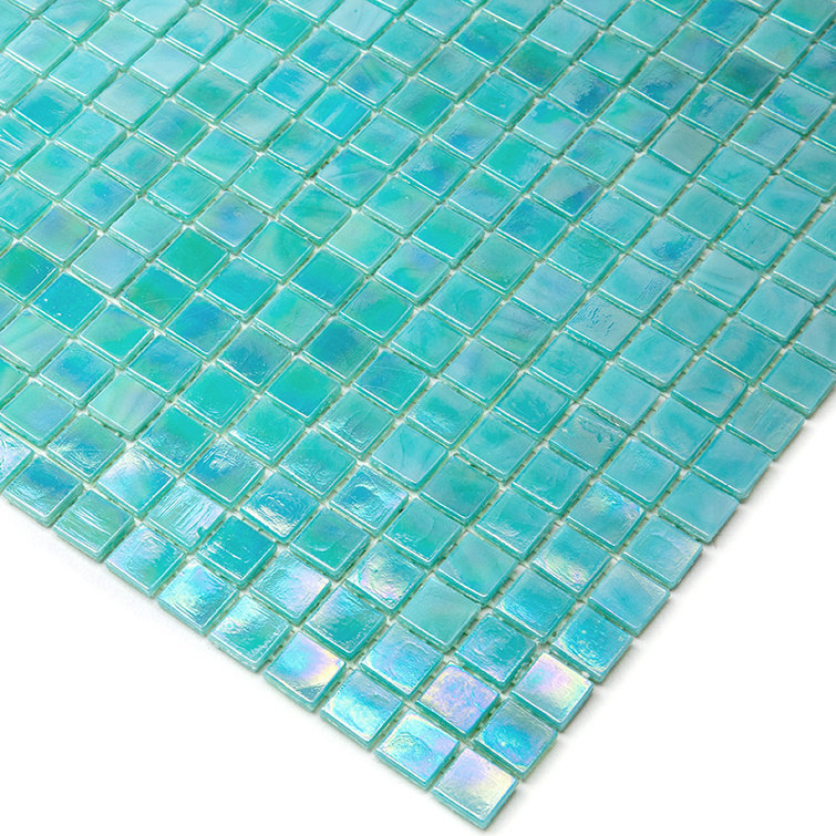 Skosh 0.6" x 0.6" Glass Grid Mosaic Wall & Floor Tile