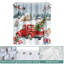 Rideau de douche Rustic Christmas