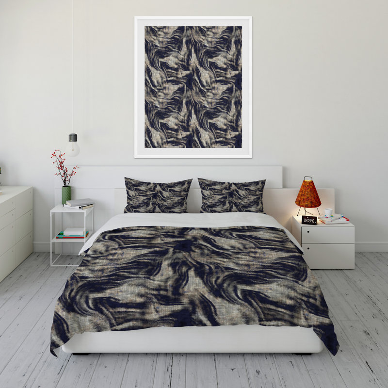 Polyester Channel Comforter, King Comforter + 2 King Pillowcases