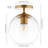 Bartlett Glass Semi Flush Mount-154644845-154644847