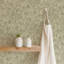 Wandervine - Papier peint botanique lin brut