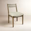 Aurora Polyester Fabric Upholstered Crescent Chair-179197211