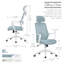 Blue Elephant Mesh Office Chair with Headrest-138651413
