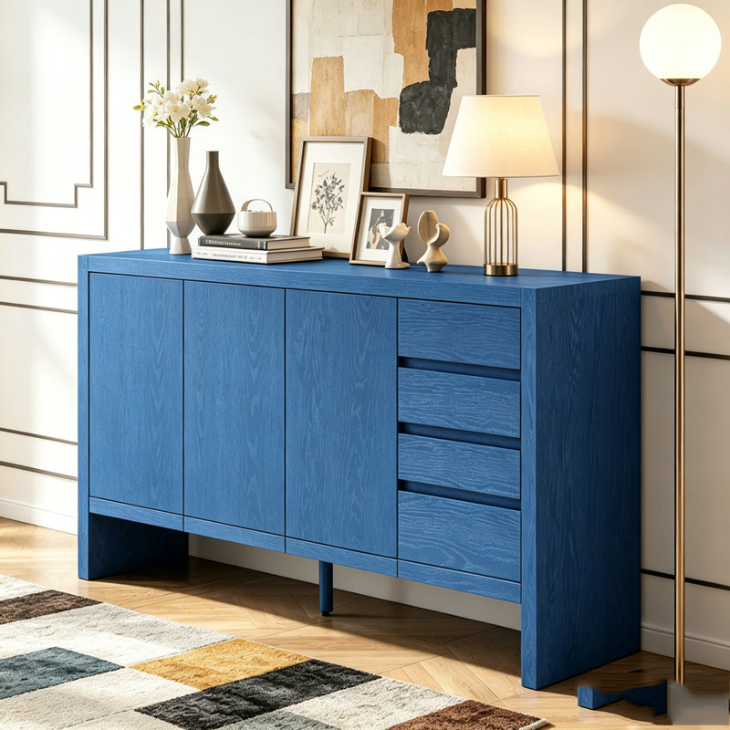 Buffet 60 "à 3 portes avec 3 tiroirs