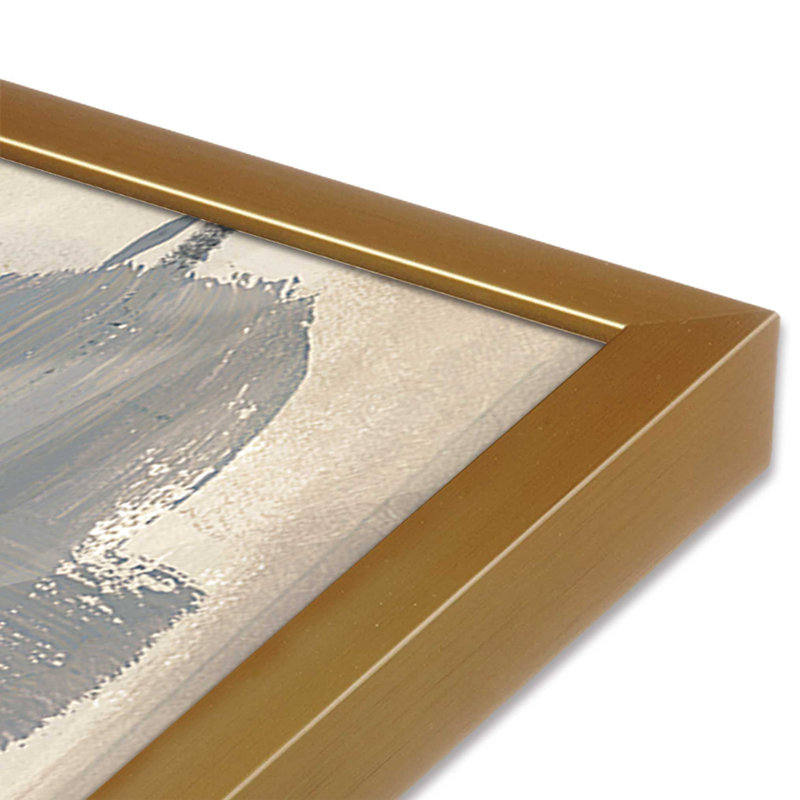 Terre et ombre I, impression, H 37,25 po x l 25,25 po, Or poli