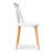 Modholic Spindle Dining Chair, White (Set Of 2)