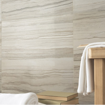 Action™ 11'' L x 23'' W Porcelain Bullnose Tile Trim