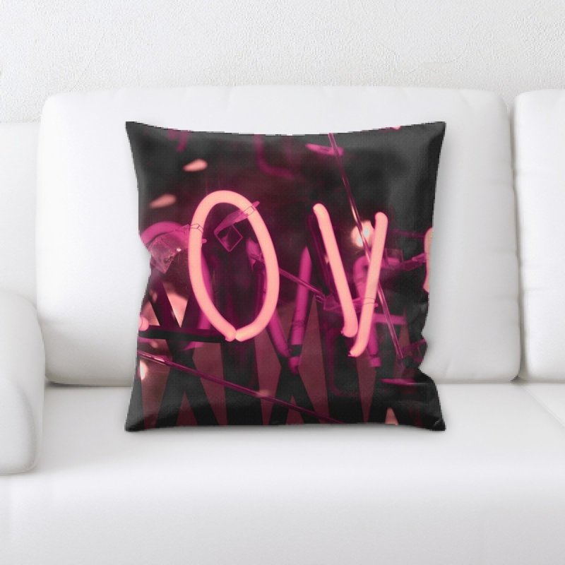 Microsuede Reversible Throw Pillow