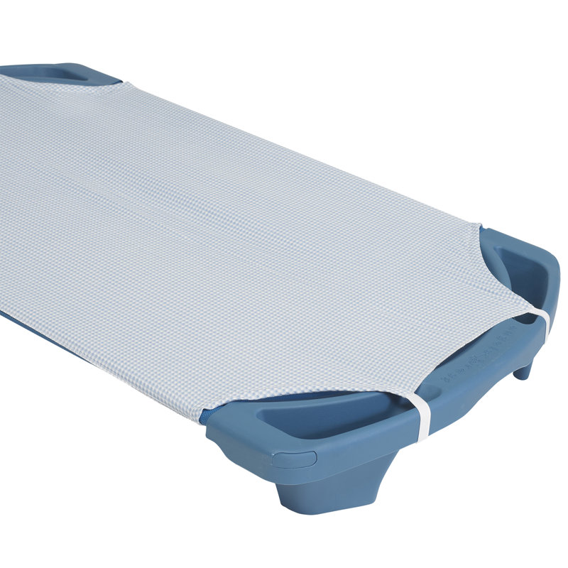 Angels Rest Gingham Cot Sheet, 22.5" x 38.5"