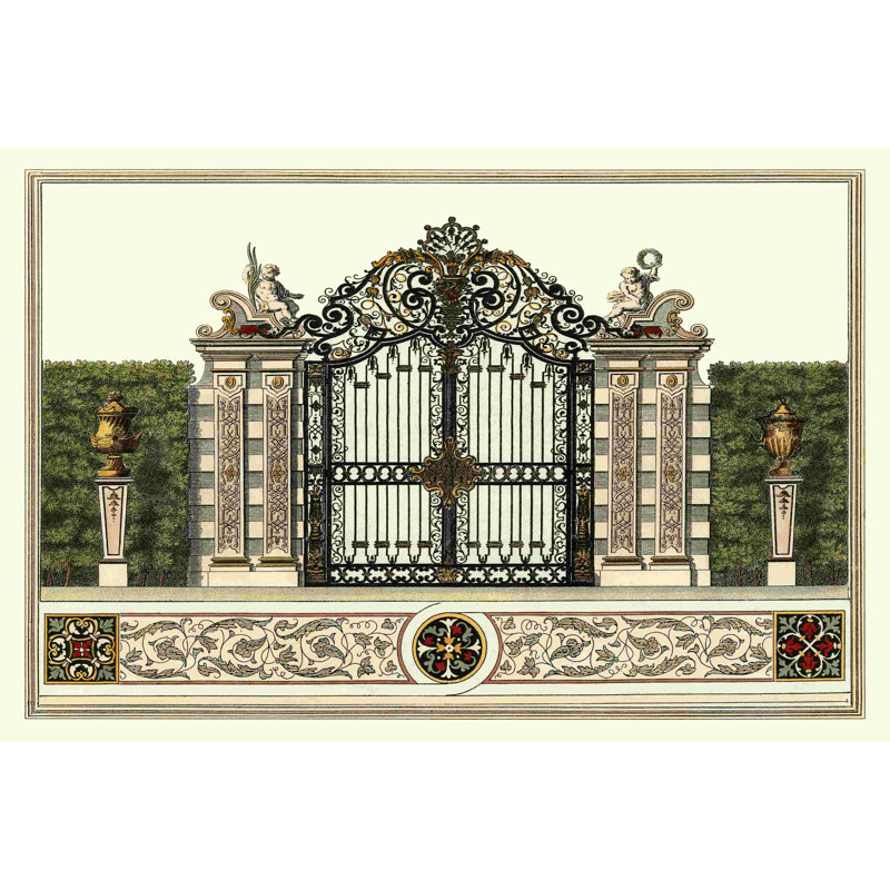 La grande porte de jardin II, H 24 po x l 36 po