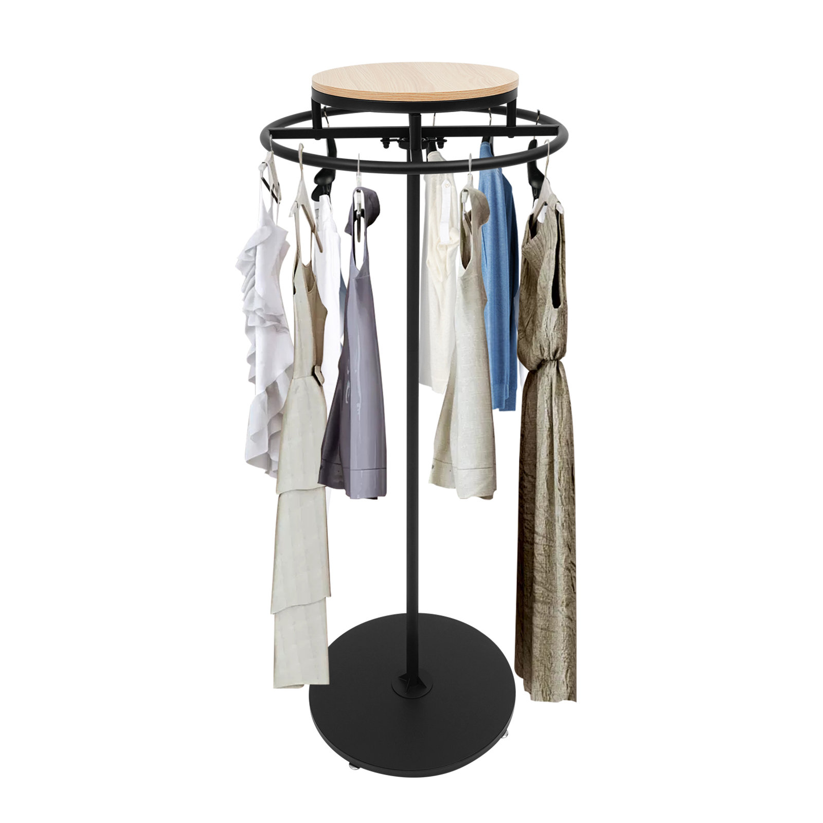 17 Stories Trinningham 23.6'' W Metal Clothing Rack | Wayfair