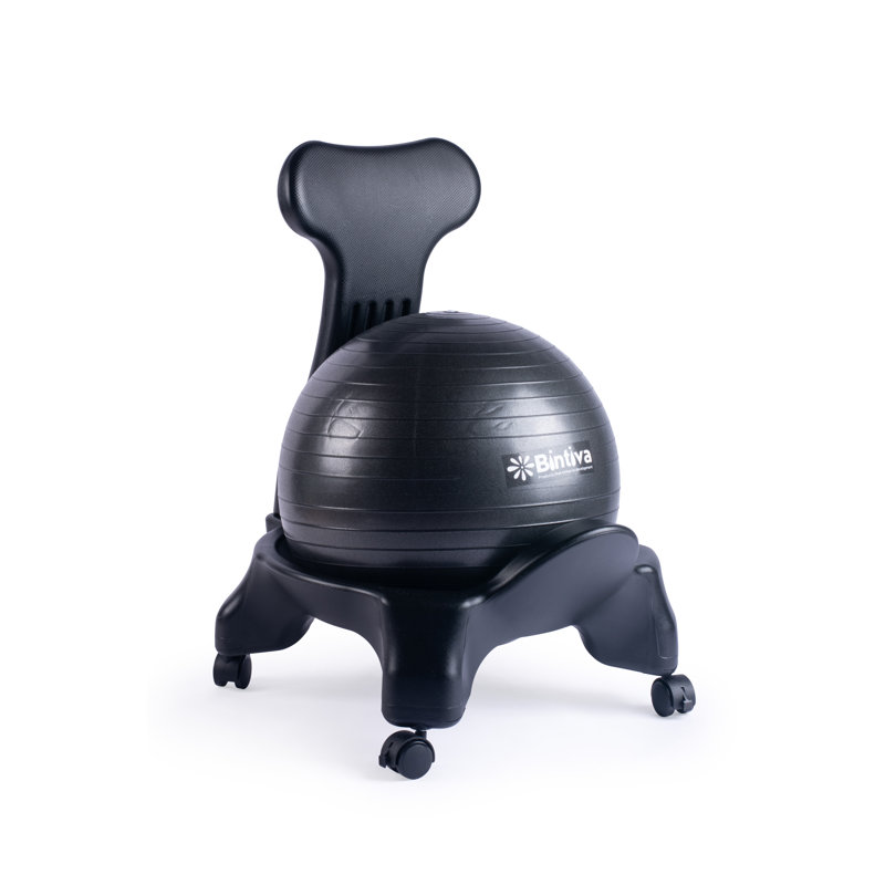 Stability Ball Chair - Adult - Black/black