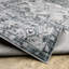 Tapis oriental antidérapant bleu / ivoire Soloman-1611399269