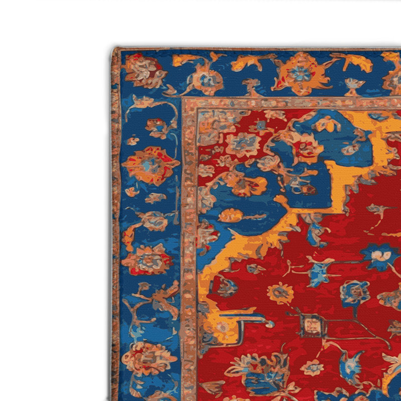 Tapis d'intérieur et d'extérieur Tabriz, Rectangulaire 2 pi x 3 pi