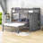 Elys Kids Twin Over Full Bunk Bed with Drawers-1414530615