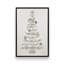 Breeze Christmas Tree, reproduction sur toile dans un cadre noir satiné-105961031-105961030