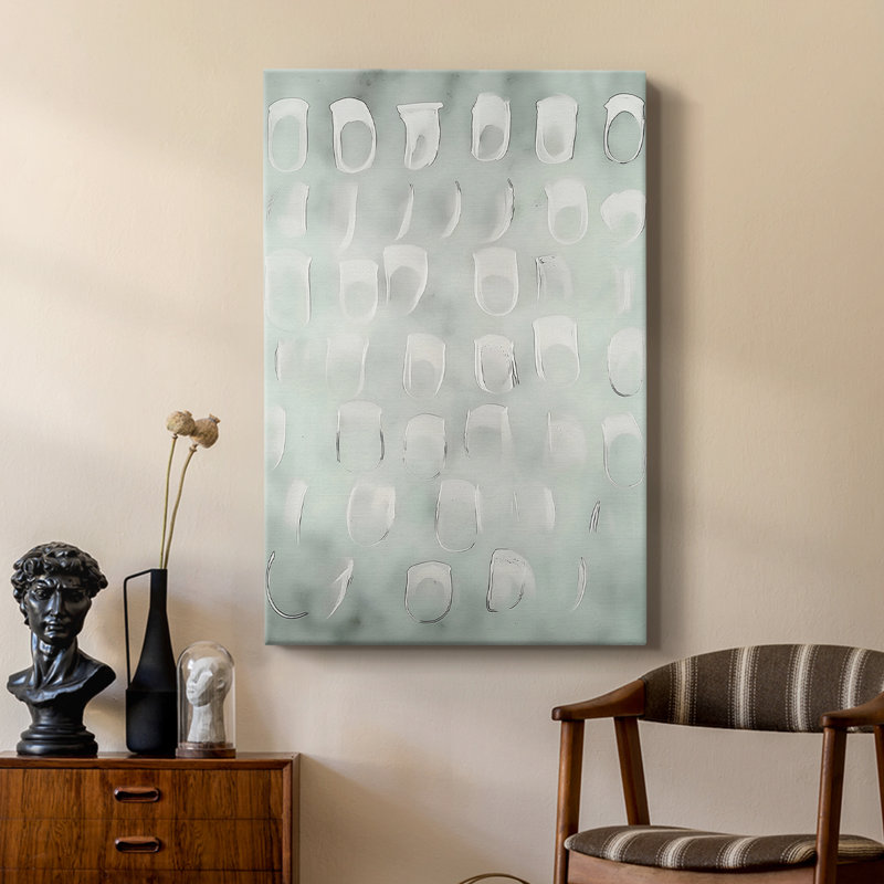 Série ABSTRACT DCCL XXVII - Toile tendue avec châssis de qualité supérieure - Prêt à être accroché, H 18 po x l 12 po