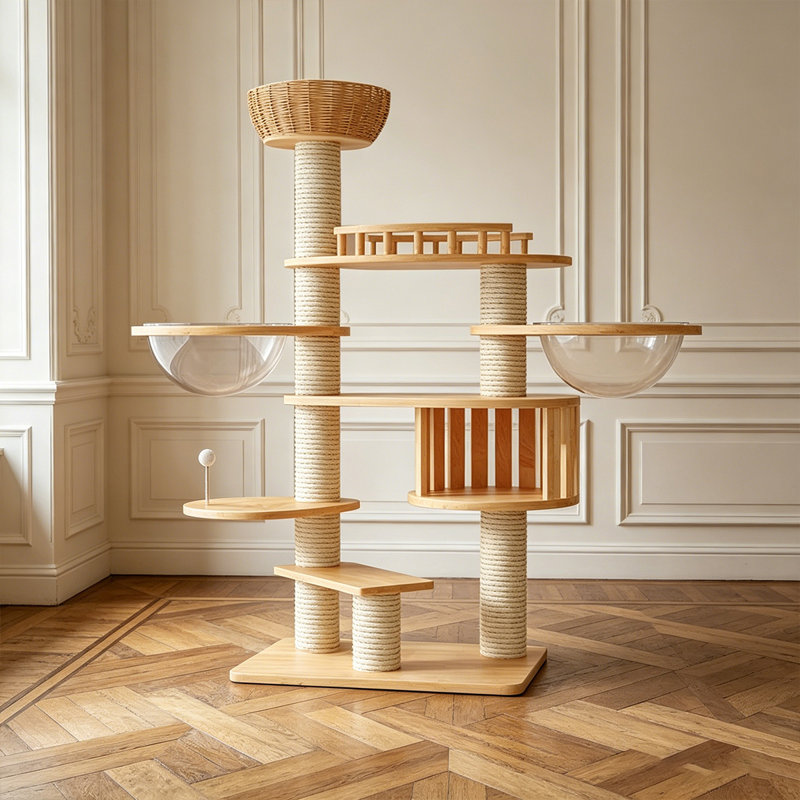 8 Tiers Cat Tree with Condons,Perch,Scratching Posts
