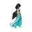Disney Showcase Stylized Jasmine Figurine 8.3.in H