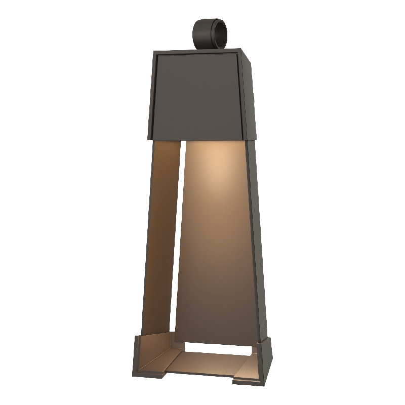 Revere Steel Wall Light, 25.1" H x 10.2" W x 4" D, White, Coastal Dark Smoke