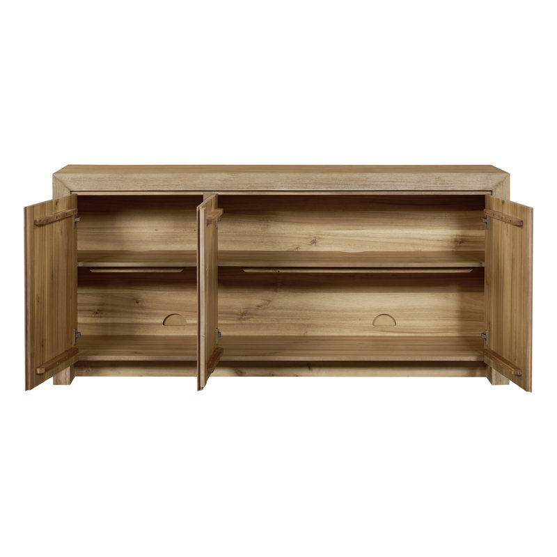 Zerano 3-Door Buffet - Brushed Smoke