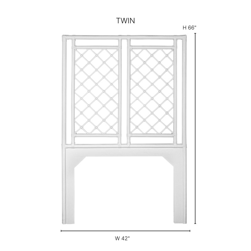 X & Diamond Low Profile Standard Bed, Citrus Orange, Extra-long Twin