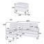 Canapé modulaire 3 pièces