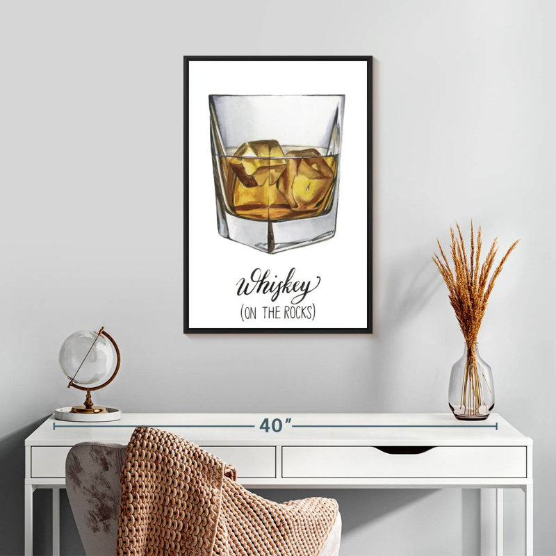 Classic Happy Hour IV, Floating Frame Black, 17" x 25"