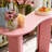 Modern solid-color irregular-shaped console table-1375226288-1375226301