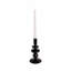 Porte-bougie sculptural en verre avec base arrondie - Porte-bougie de table moderne pour table basse - Porte-bougie décoratif pour n'importe quelle pièce-106710708