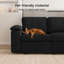 Canapé-lit modulaire, noir-379826991