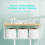 Porte-serviettes mural avec tablette flottante et crochets - Organisateur de salle de bain en métal et bois durable pour serviettes et articles essentiels-111142168