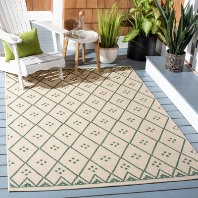 Tapis géométrique Courtyard Performance