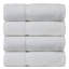 Ensemble de 4 serviettes de bain 100% coton-24093372
