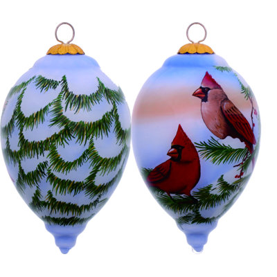 4'' Glass Finial Ornament