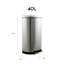 Poubelle à pédale 10,57 gallons en acier