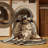 Washable Spanish Water Dog Dogs Area Rug-3718647